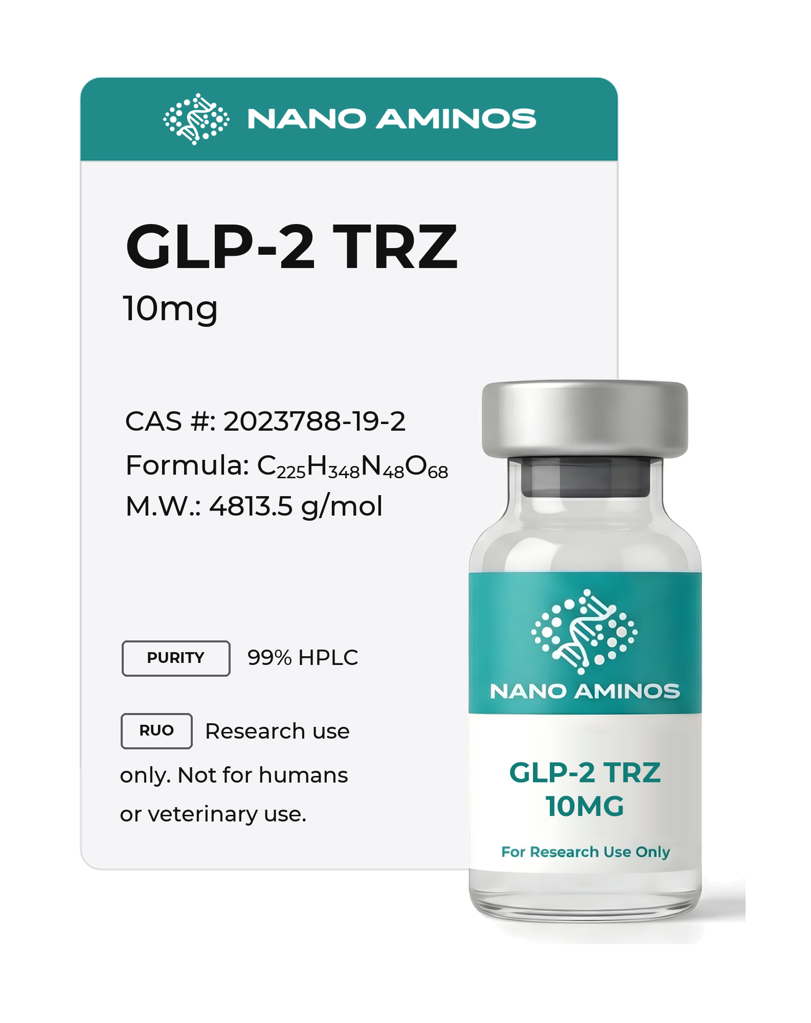 GLP-2 TRZ research vial