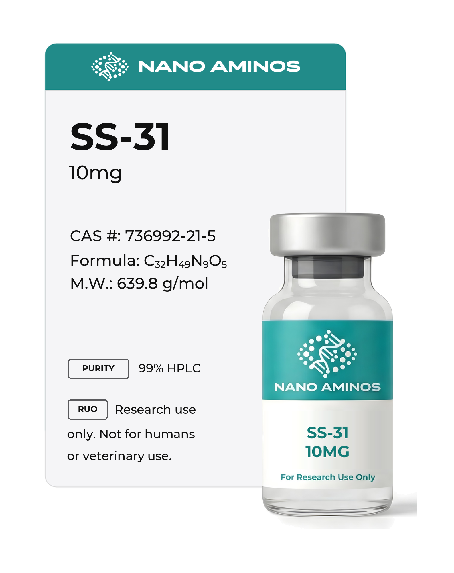SS-31_10mg SS-31 (Elamipretide) - Image 1